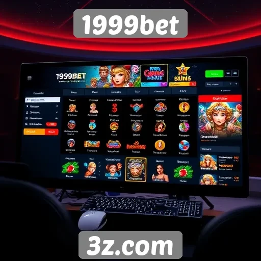 Experiência do usuário na interface do 1999bet